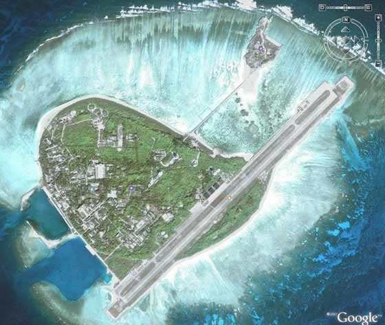 三沙市首府永兴岛风光图片