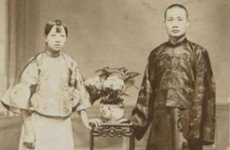 清末民初罕见夫妻合影