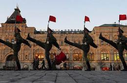 莫斯科红场举行阅兵彩排