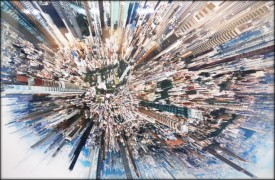 300张照片制成“爆炸城市”