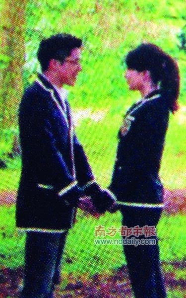 郭晶晶霍启刚立体婚纱照图片