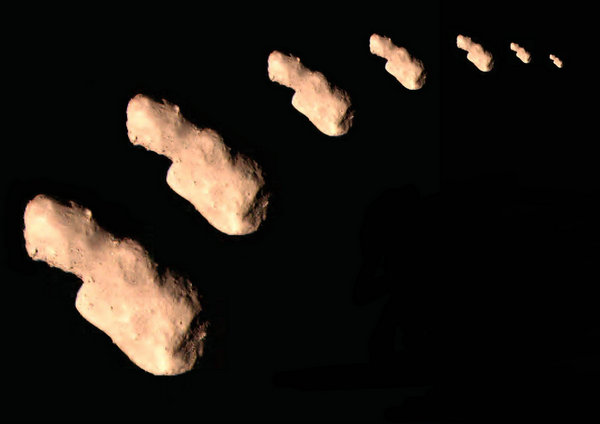 嫦娥二号飞跃小行星战神最近仅相距3.2公里