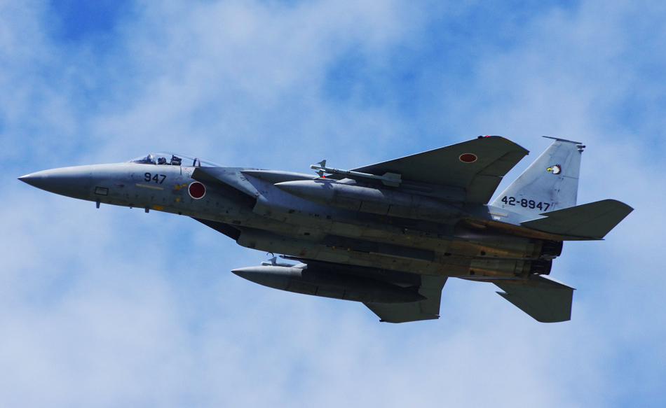驻冲绳第83航空队下辖第204飞行队的日军F-15战斗机