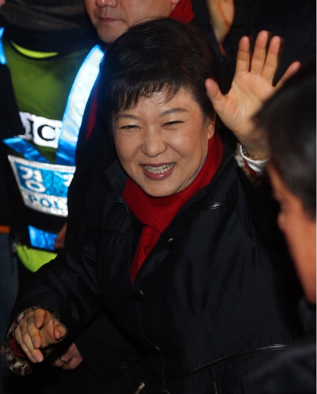 樸槿惠確定當選總統