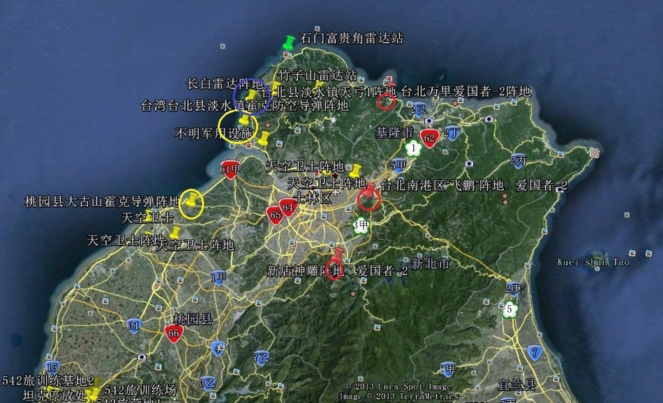 网友曝光台湾地面防空力量部署