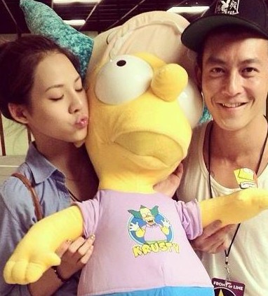 <em>陈冠希</em>与<em>女友</em>合照