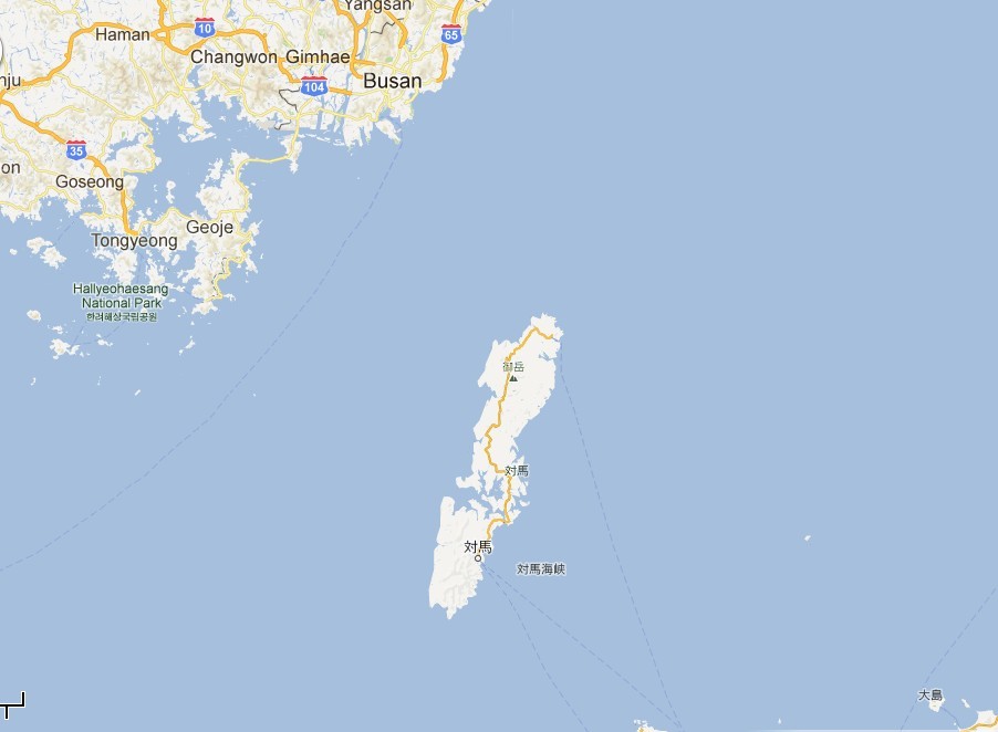 据称,韩国昌原市地方条例一直主张长崎县对马岛是韩国领土.图片