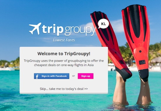 亚航推出低价机票团购服务TripGroupy