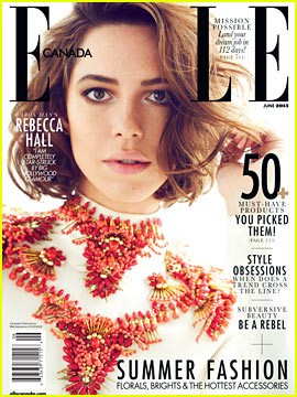《钢铁侠3》女星丽贝卡登《Elle》杂志封面
