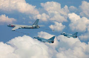 南空歼10机群空中自由开战