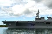 日本直升机航母舰队驶入珍珠港