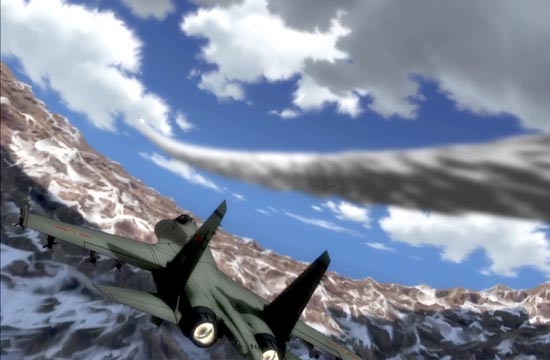 日本动画歼11空中与美军战机缠斗击落美机