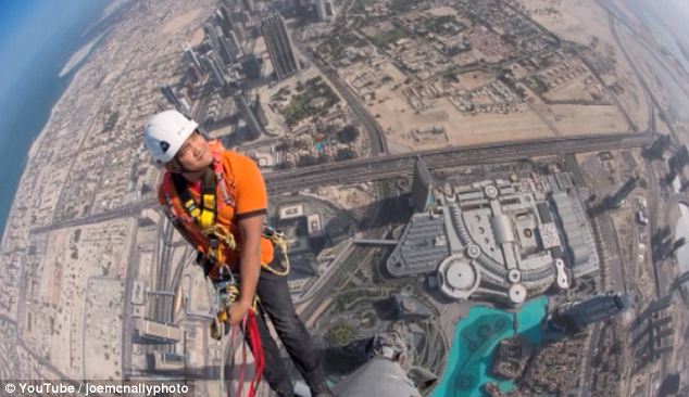 摄影师勇登世界最高建筑拍鸟瞰图