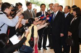 吴伯雄抵达北京 习吴会预计13日登场