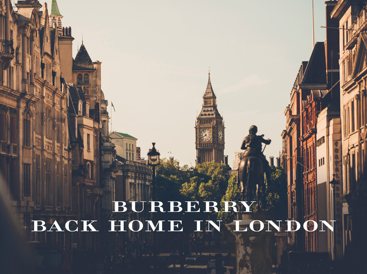 巴宝莉Burberry强势回归2013伦敦男装周