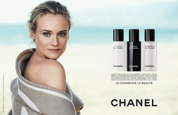 黛安·克鲁格代言香奈儿Chanel最新护肤系列