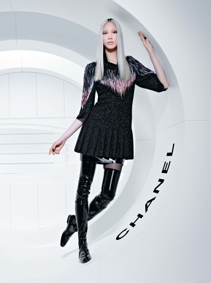 香奈儿Chanel 2013秋冬系列广告大片_时尚_环球网