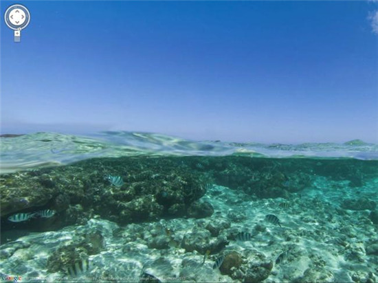 尽览谷歌地图水下街景 360度探秘珊瑚世界