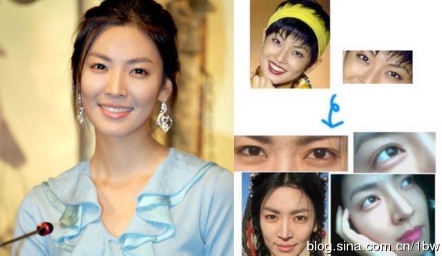 韩国最美女星整容前后对比照:允儿整容前似李宇