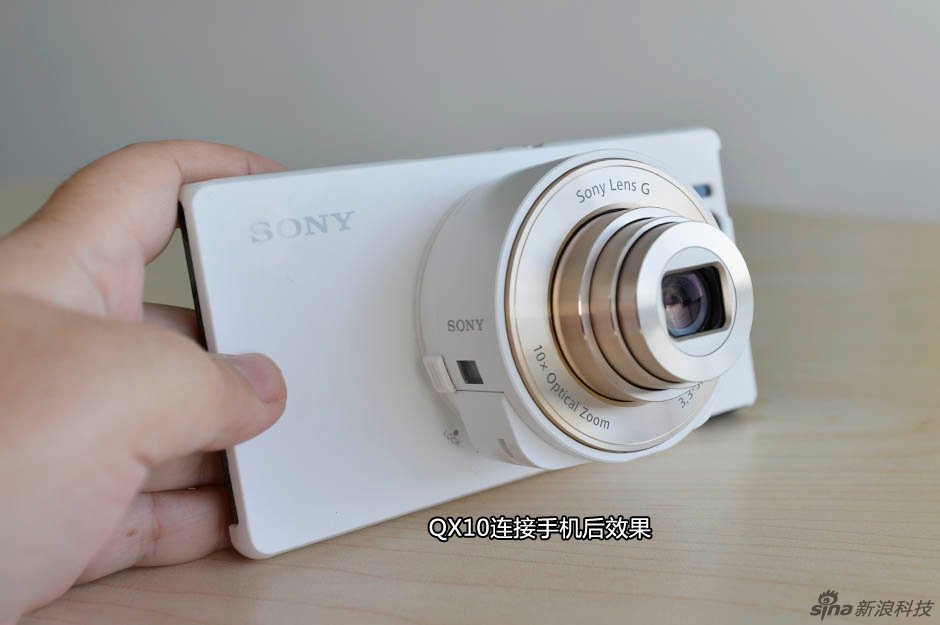新型无线镜头相机 索尼QX10\/QX100外观图解