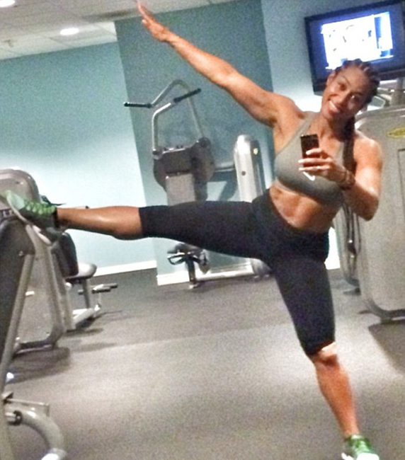 健美<em>女性</em>晒<em>肌肉</em>被赞性感引潮流_图片_环球网