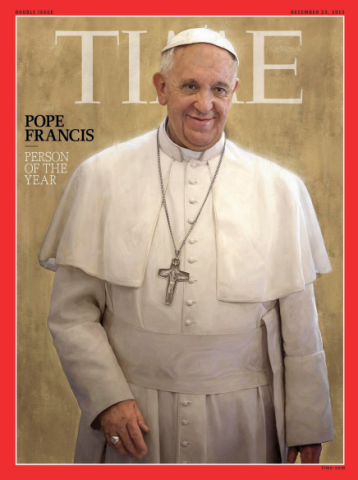 罗马天主教教皇弗朗西斯一世当选时代年度人物