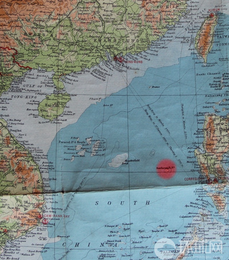英德近代地图显示黄岩岛钓鱼岛属于中国铁证图片