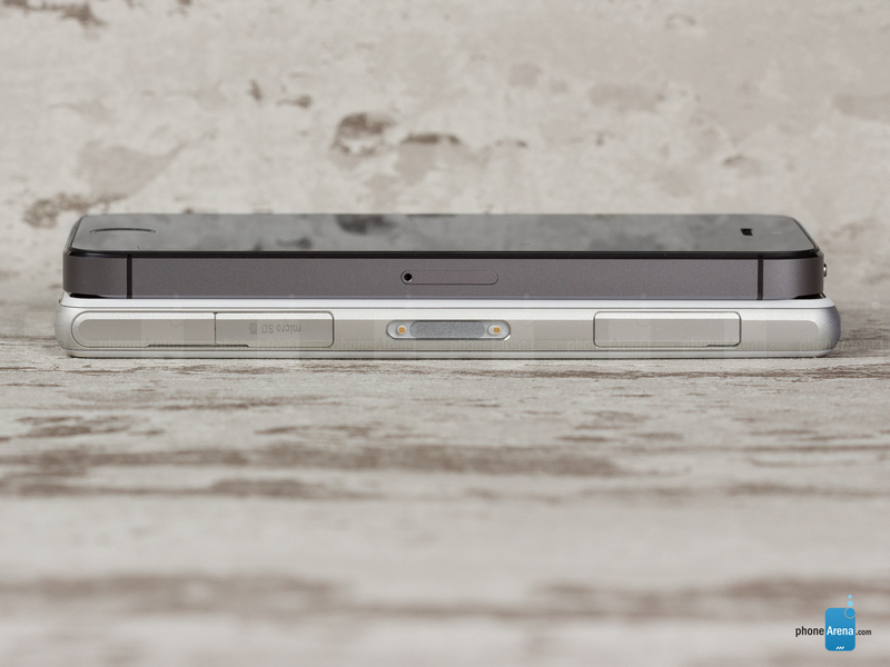 索尼Xperia Z1 Compact对比iPhone 5S