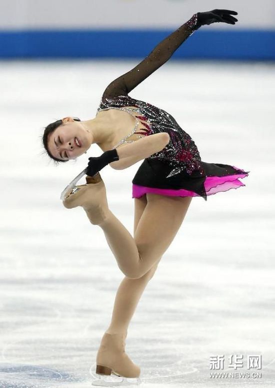 花样滑冰女单短节目:李子君出场[高清]