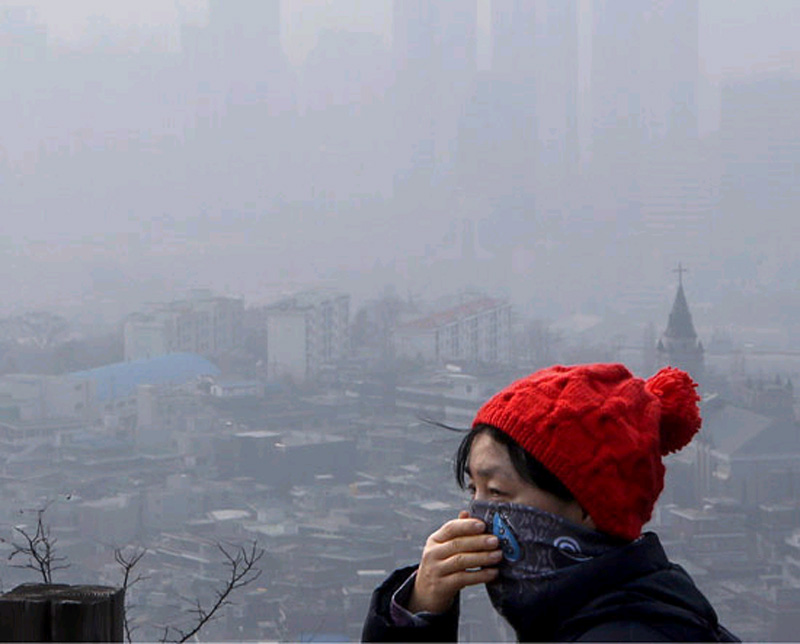 韩国/朝鲜韩国同遭受雾霾影响 中国将进入消散阶段(9/33)