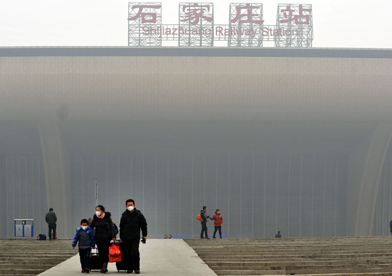 中国 郑荣玺/朝鲜韩国同遭受雾霾影响 中国将进入消散阶段(28/33)