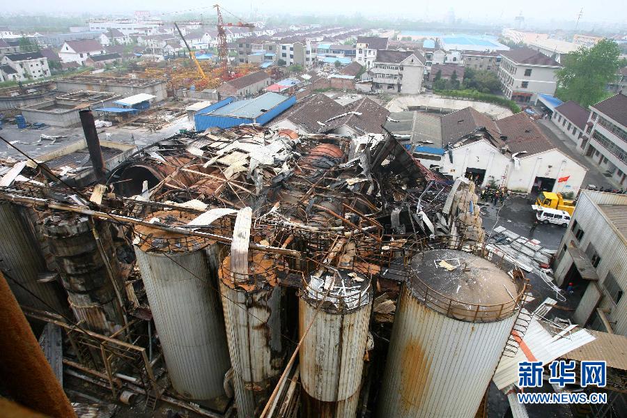 江苏如皋化工厂爆炸已致5人死亡