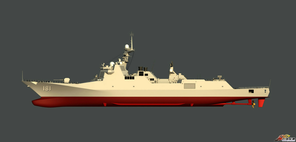 055型驱逐舰最新想象图很特别
