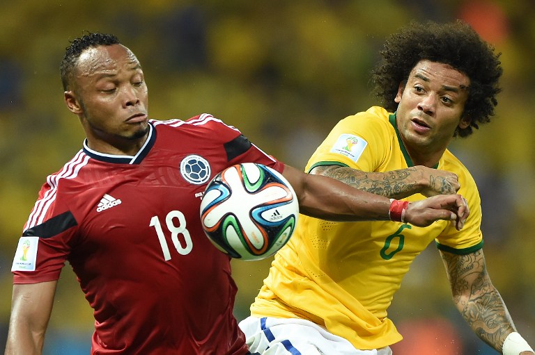 巴西2-1哥伦比亚晋级世界杯四强
