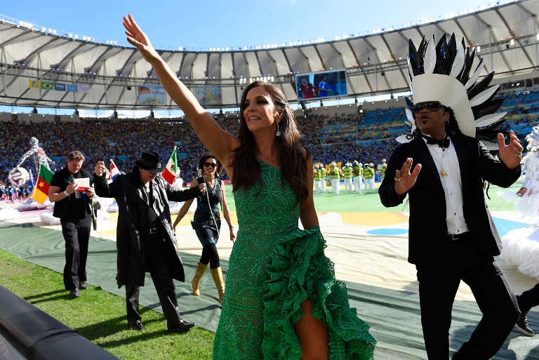 巴西世界杯闭幕式 夏奇拉激情献唱