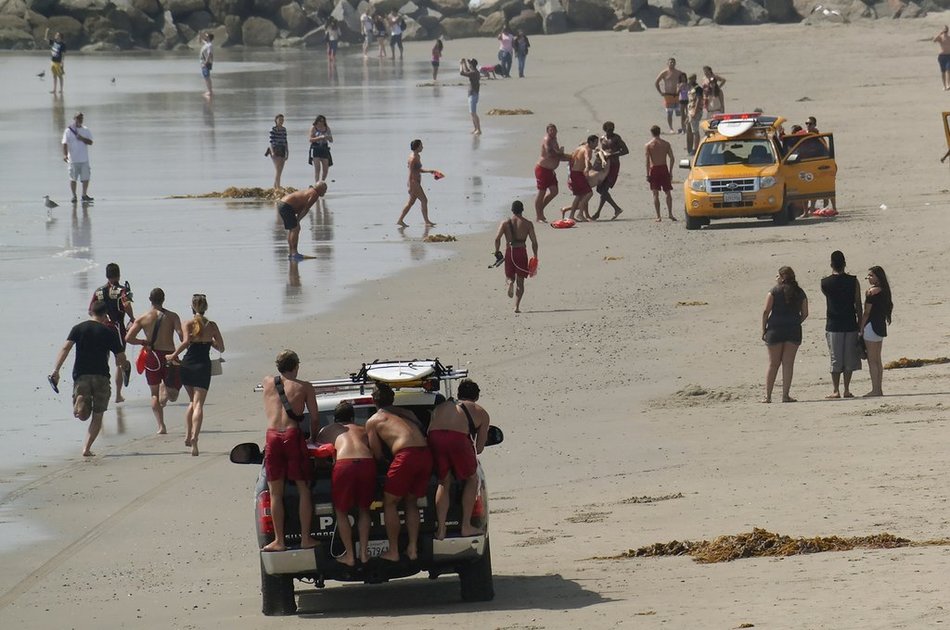 洛杉矶沙滩14人遭雷击1人遇难