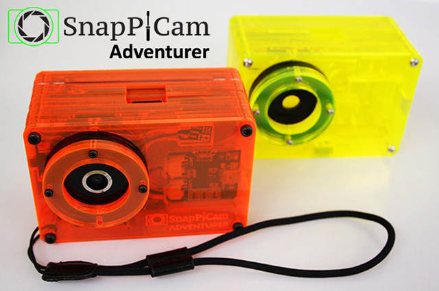 SnapPiCam:可换镜头的树莓派相机