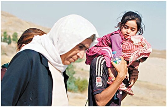 伊拉克难民陷绝境 父母割皮肉喂子女鲜血止渴