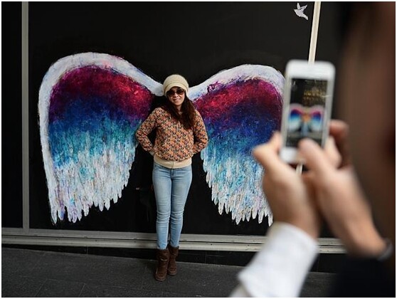 “天使翅膀”本周降临悉尼 此前曾在多地展出