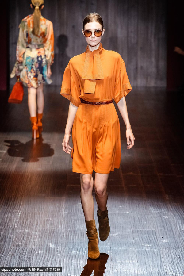 2015春夏米兰时装周:Gucci品牌秀场