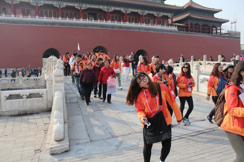 韩国代表团28日参观故宫 对中国历史叹为观止