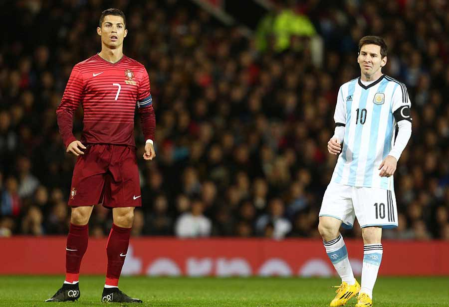 梅西中柱C罗无功 葡萄牙补时绝杀1-0阿根廷