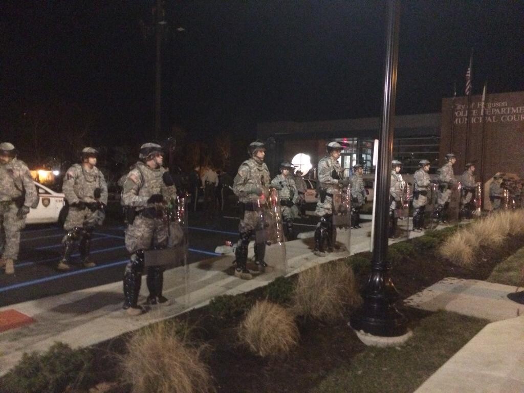 美增派国民警卫队进入弗格森 市长批州长应对骚乱不力