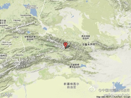 新疆塔城地区沙湾县2012年连续两次地震图片