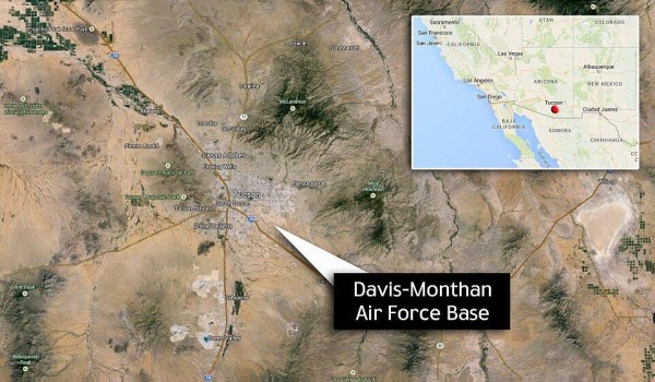 微软必应地图揭秘美国亚利桑那州震撼飞机坟