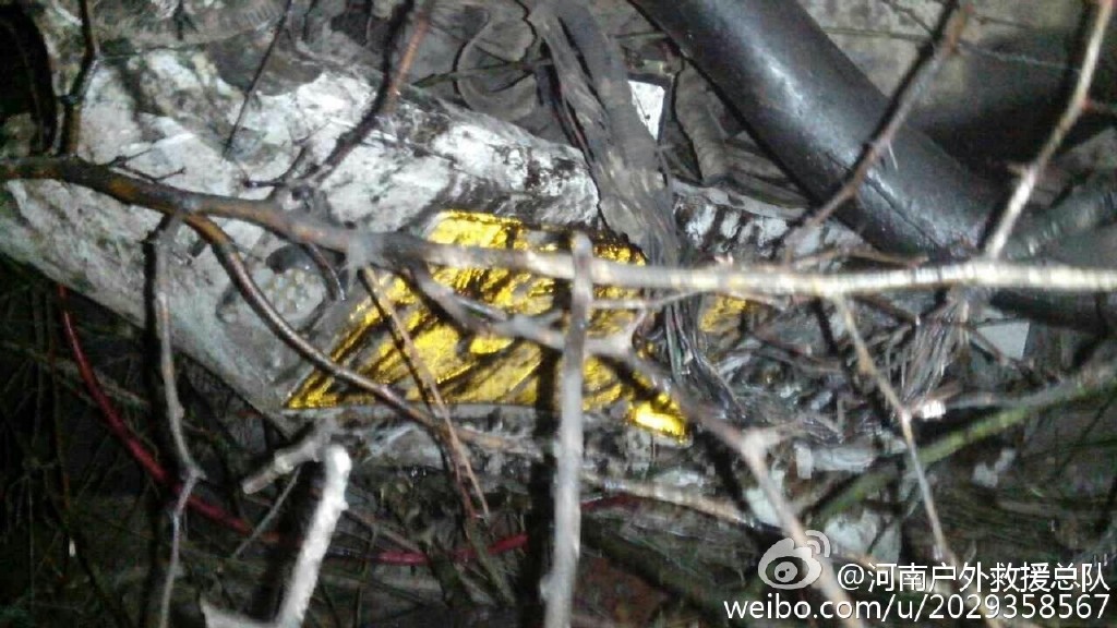 河南大巴坠崖图片