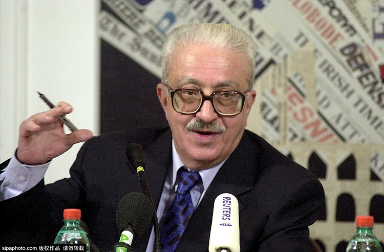 伊拉克前副总理阿齐兹监狱中去世 曾担任萨达姆外交部长