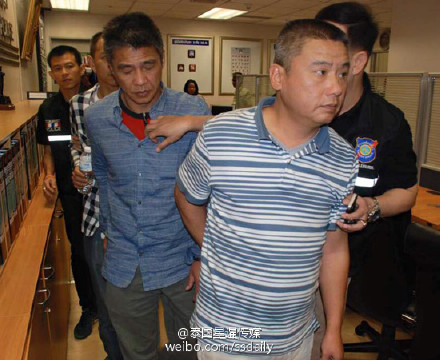 3中国小偷在泰国扒窃日本人被抓