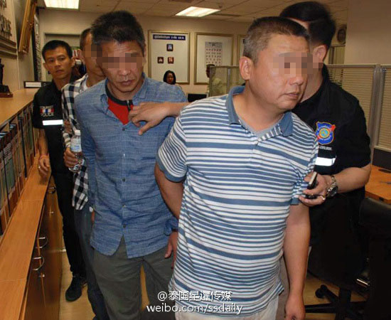 3名中国男子在泰国扒窃日本人被抓