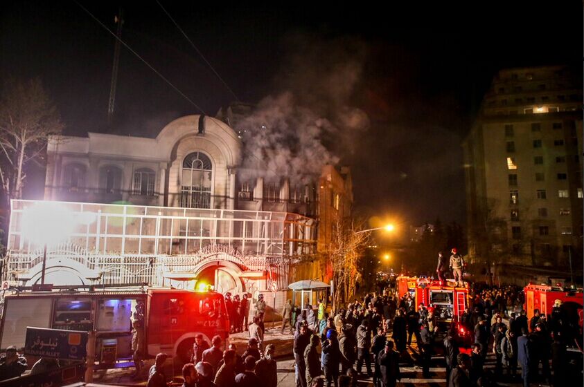 沙特处决47名涉恐囚犯 驻伊朗使馆遭示威人群纵火